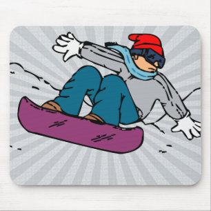 Alfombrilla De Ratón Guay Snowboarding   Amantes del snowboard  snowboa