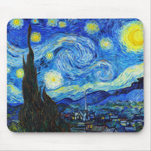 Alfombrilla De Ratón Guay Starry Night Vincent Van Gogh