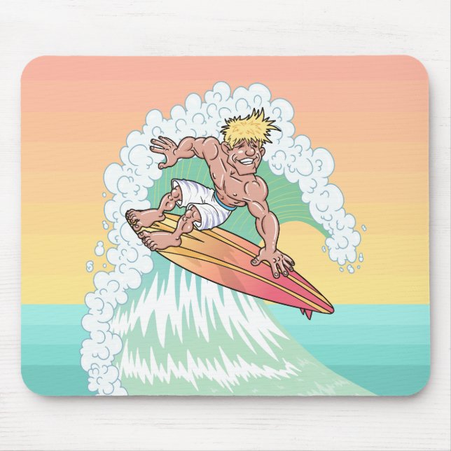 Alfombrilla De Ratón Guay Sunset Surfer (Frente)