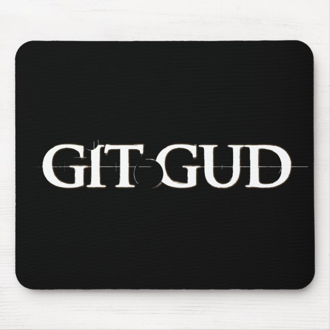 Alfombrilla De Ratón Gud Mousepad de Git (Frente)