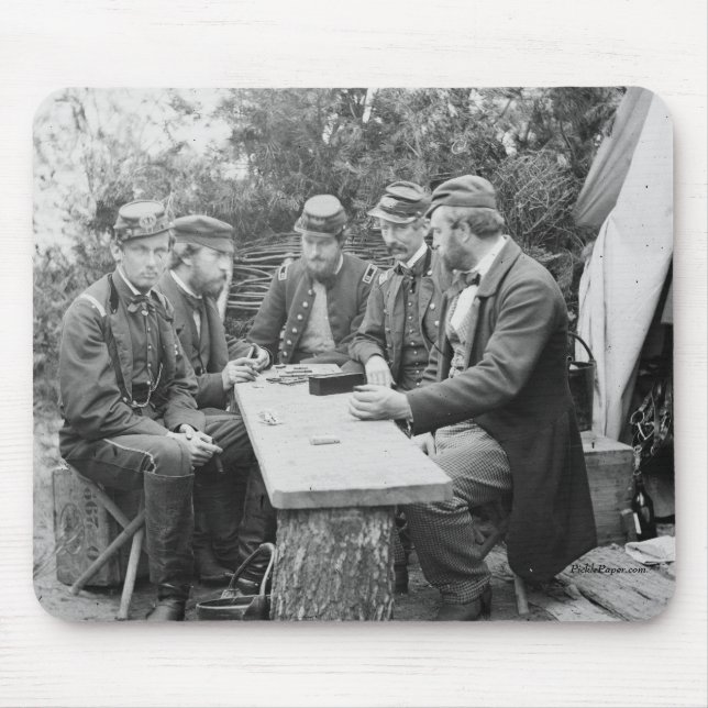 Alfombrilla De Ratón Guerra civil Mousepad, dominós (Frente)