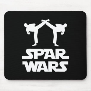 Alfombrilla De Ratón Guerra de Spar Mma Karate Taekwondo Boxeo Artes Ma