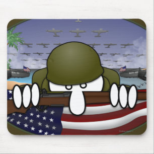 Alfombrilla De Ratón Guerra mundial 2 Kilroy Mousepad