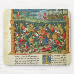 Alfombrilla De Ratón Guerra que emprende de rey Edward III en la