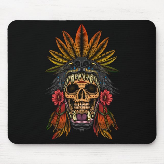 Alfombrilla De Ratón Guerrero azteca (Frente)