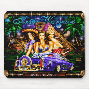 ALFOMBRILLA DE RATÓN GUERRERO AZTECA