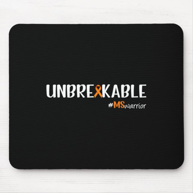 Alfombrilla De Ratón Guerrero: Conciencia sobre la esclerosis múltiple  (Frente)