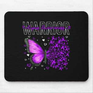 Alfombrilla De Ratón Guerrero de Conciencia de Lupus Superviviente Mari