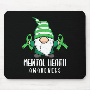 Alfombrilla De Ratón Guerrero de Conciencia sobre Salud Mental del List