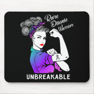 Alfombrilla De Ratón Guerrero de enfermedades raras: conciencia de cami