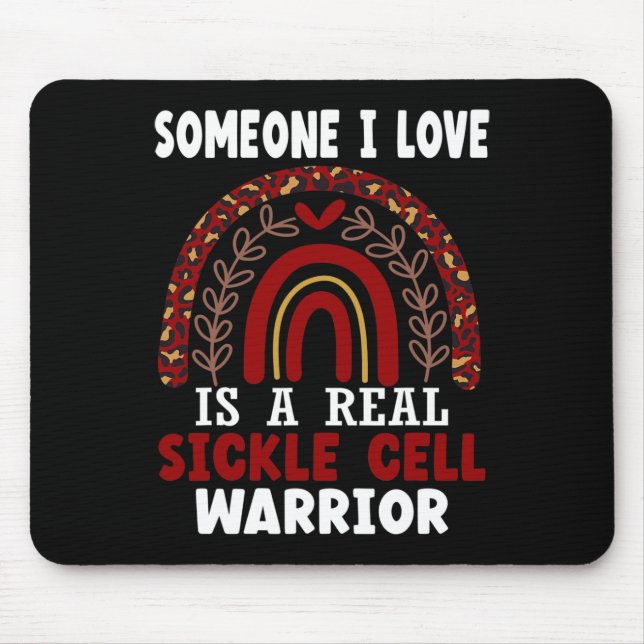 Alfombrilla De Ratón Guerrero de la celda de la glándula arcoiris de Le (Frente)