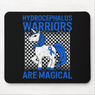 Alfombrilla De Ratón Guerrero de la conciencia Magia Unicornio Azul Cin