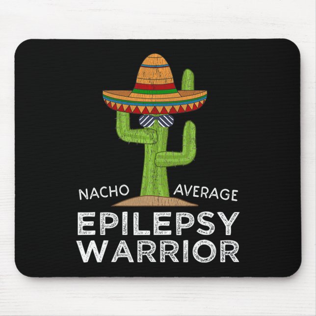 Alfombrilla De Ratón Guerrero de la Epilepsia de la Conciencia Graciosa (Frente)