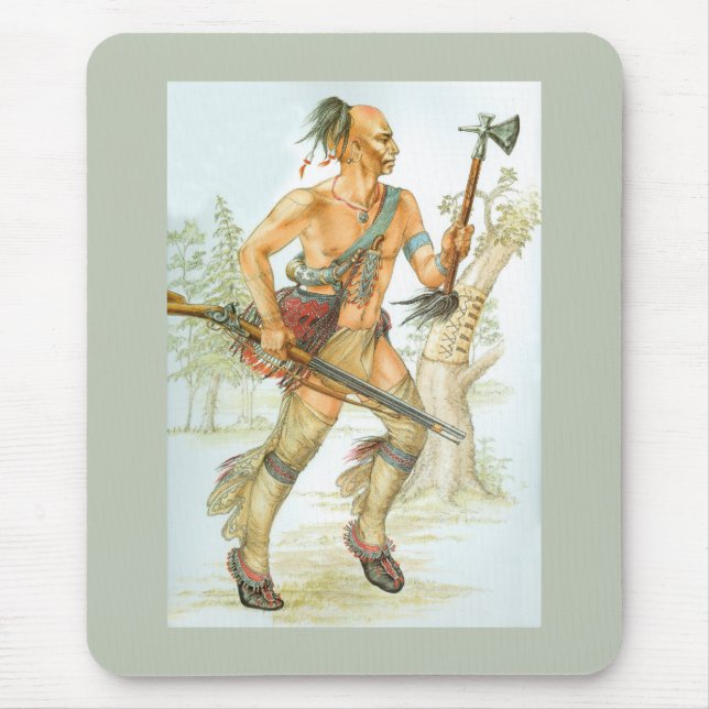Alfombrilla De Ratón Guerrero de Mohawk (Frente)