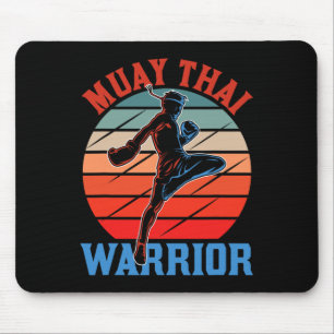 Alfombrilla De Ratón Guerrero de Muay Thai Artes Marciales Hobby Boxead