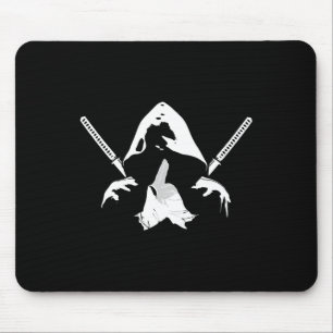 Alfombrilla De Ratón Guerrero de Ninja Bushido Samurai Martia luchadora