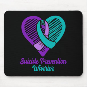 Alfombrilla De Ratón Guerrero de Prevención del Suicidio Masculino Vest