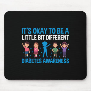 Alfombrilla De Ratón Guerrero del T1D para la diabetes apoya la toma de