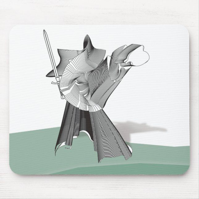 Alfombrilla De Ratón Guerrero digital (Frente)