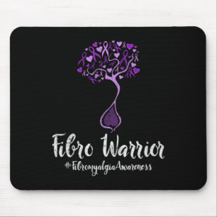Alfombrilla De Ratón Guerrero - Fibromialgia Apoyo Y Conciencia