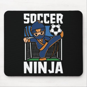Alfombrilla De Ratón Guerrero jugador de fútbol Ninja divertido amante 