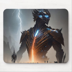 Alfombrilla De Ratón Guerrero Lightning Cyborg