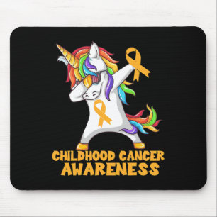 Alfombrilla De Ratón Guerrero Unicornio: Concienciación sobre el cáncer