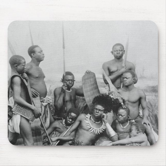 Alfombrilla De Ratón Guerreros, Congo Belga, 1894 (Frente)