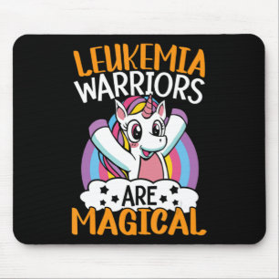 Alfombrilla De Ratón Guerreros de leucemia son leucemia magra unicornio
