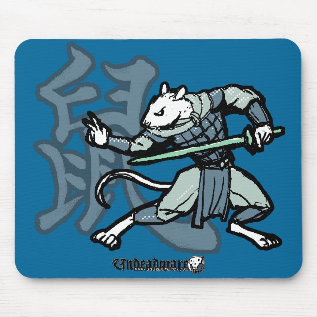 Alfombrilla De Ratón Guerreros del zodiaco: Año de la rata (Frente)