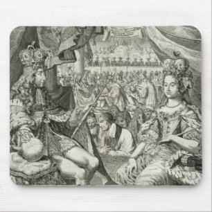 Alfombrilla De Ratón Guillermo III (1650-1702) y reyes de Maria II