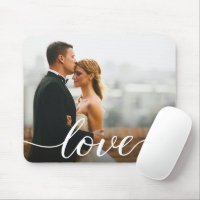 Guión de amor para foto de boda personalizada