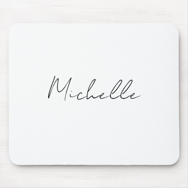 Alfombrilla De Ratón Guión estilo Clásico Añadir su nombre (Frente)