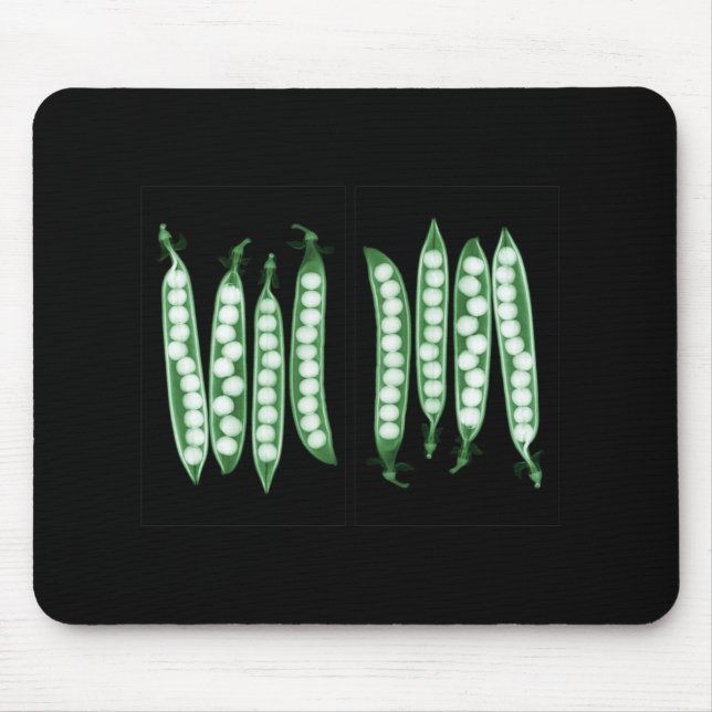 Alfombrilla De Ratón Guisantes en una vaina (Frente)