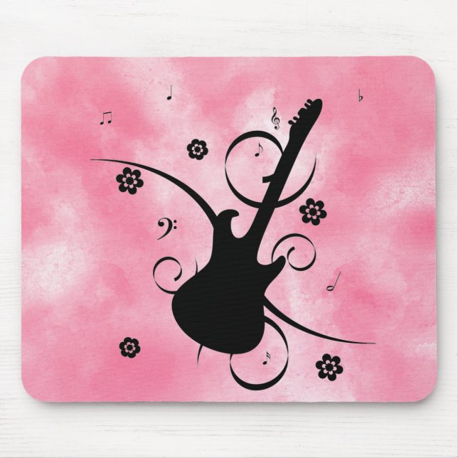 Alfombrilla De Ratón Guitar Mouse Pad (Frente)