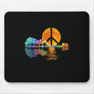Alfombrilla De Ratón Guitarista Guitarra Lake Shadow Peace Guitarra de