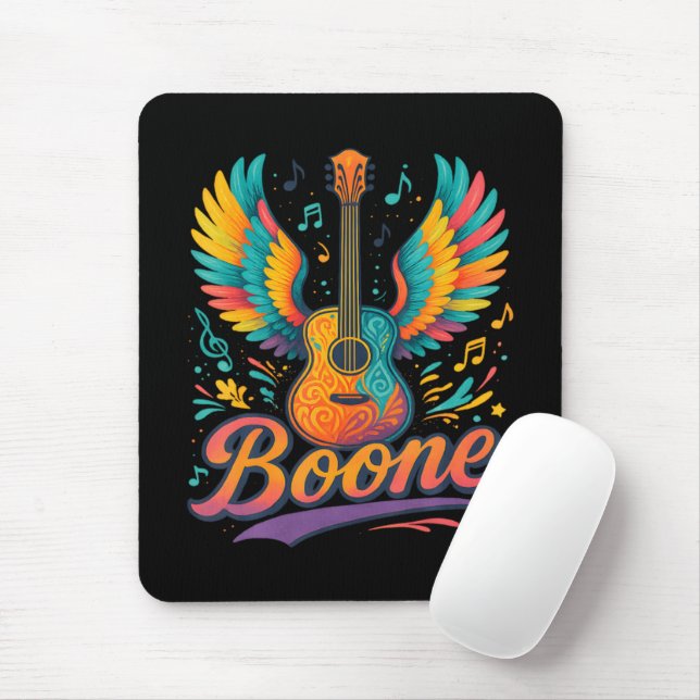 Alfombrilla De Ratón Guitarra Boone (Con ratón)