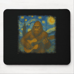 Alfombrilla De Ratón Guitarra De Pie Grande Van Gogh Starry Night Style
