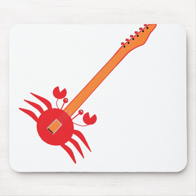 Alfombrilla De Ratón Guitarra del cangrejo (Frente)
