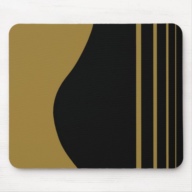 Alfombrilla De Ratón Guitarra dorada (Frente)