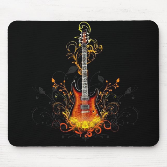 Alfombrilla De Ratón Guitarra eléctrica (Frente)
