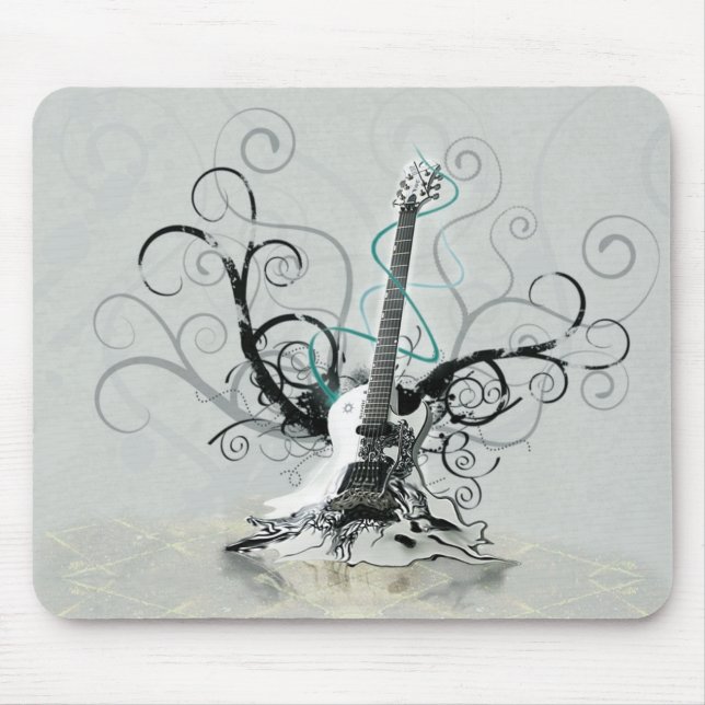 Alfombrilla De Ratón Guitarra Mousepad (Frente)