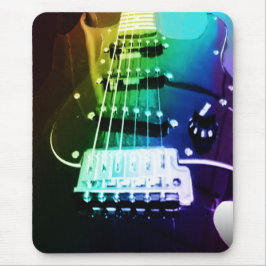 Alfombrilla De Ratón Guitarra Mousepad del arco iris