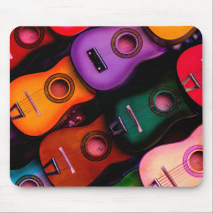 Alfombrilla De Ratón Guitarras coloridas