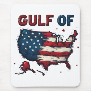 Alfombrilla De Ratón Gulf of America USA Map Trump USA Gulf of Mexico