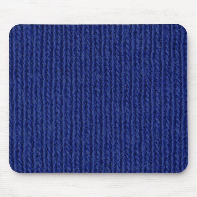 Alfombrilla De Ratón Gusano de algodón de punto azul (Frente)