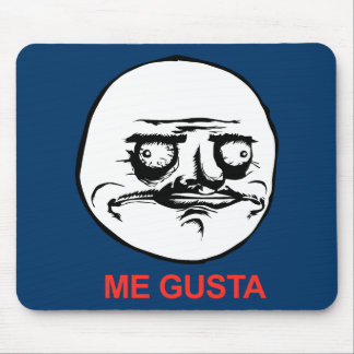 Alfombrilla De Ratón Gusta hace frente a Meme