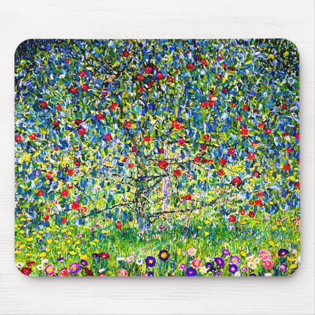 Alfombrilla De Ratón Gustav Klimt Apple Tree (Frente)