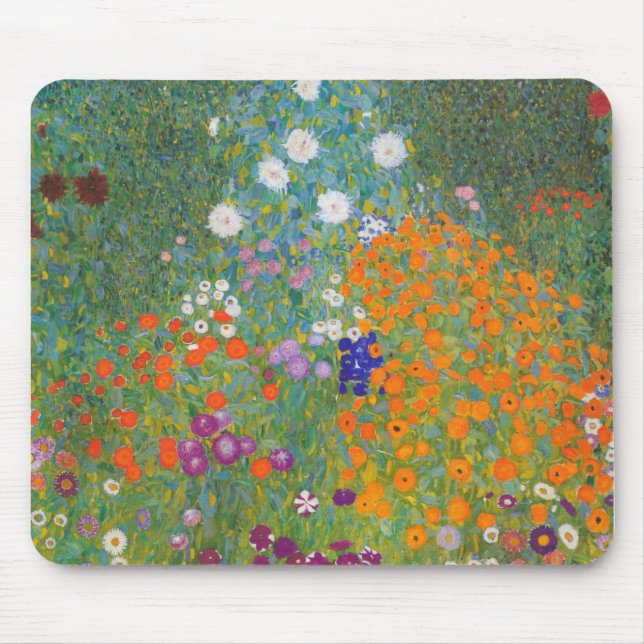 Alfombrilla De Ratón Gustav Klimt // Bauerngarten // Farm Garden (Frente)