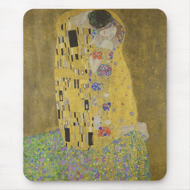 Alfombrilla De Ratón Gustav Klimt "El beso" (Frente)
